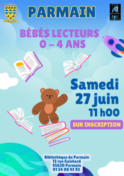 Bibliothèque bébés lecteurs 27 juin 2026
