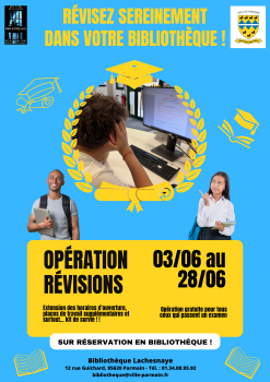 Bibliothèque - Opération révisions juin 2025