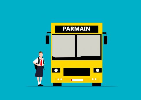 Bus scolaire Parmain