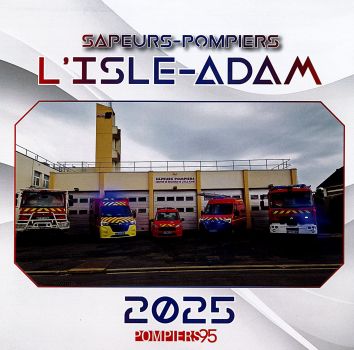 Calendrier 2025 centre de secours de L'Isle-Adam 