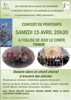 Concert AREJ Choeurs de la Vallée du Sausseron 2023