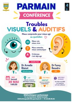 Conférence troubles visuels et auditifs - 30 mai 2026