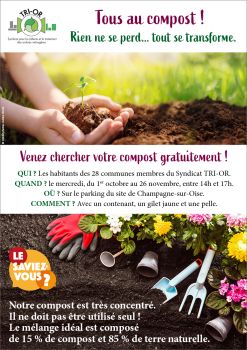DISTRIBUTION COMPOST TRI OR Automne 2025 