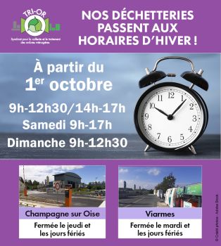 ENCART PORTRAIT HORAIRES HIVER DECHETTERIE 2025