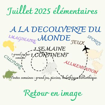 Accueils de loisirs élémentaires, juillet 2025