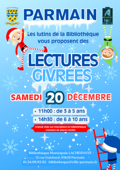 Lectures givrées 20 décembre 2025 - bibliothèque