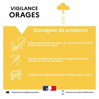 Vigilance jaune orage