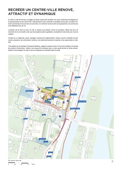 Centre ville - exposition plan guide - fiche 1