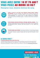 Don du sang 2026 - Info