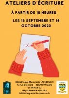 Bibliothèque - animation du dernier trimestre 2023
