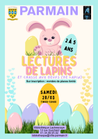 Bibliothèque lecture Pâques mars 2026