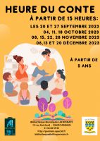 Bibliothèque - animation du dernier trimestre 2023