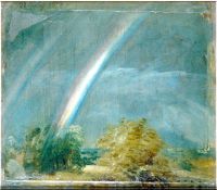 John Constable Paysage avec un double arc-en-ciel huile 1821 Victoria and Albert Museum