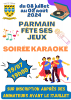 Soirée karaoké 19 juillet 2024 19h