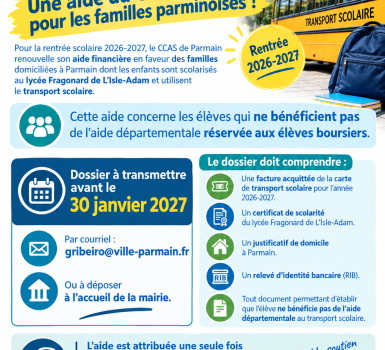 Subvention Transport Scolaire