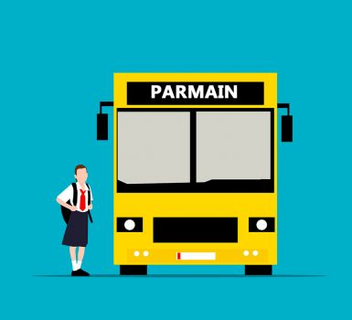 Bus scolaire Parmain