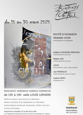 Affiche Printemps des poètes 2025