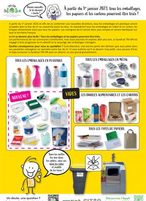 Nouvelles consignes de tri 2023